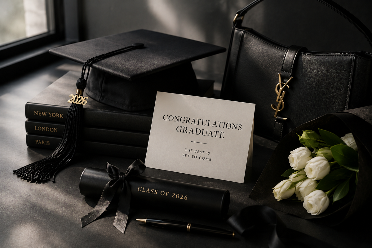Graduation gift direction in forest midnight silver black and graphite for THE NOTICE by THE GRAY CRAB