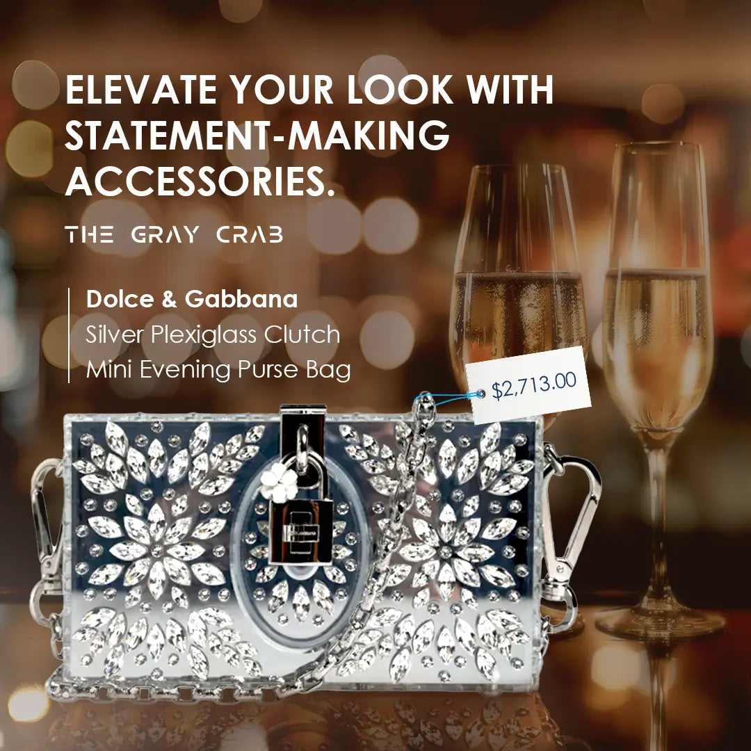 Dolce and Gabbana accessory styled with controlled contrast for THE NOTICE by THE GRAY CRAB