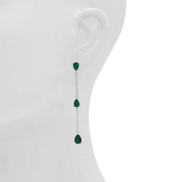 ALDO Green Elastane Earrings