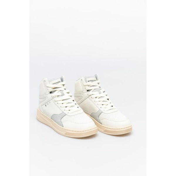 Scotch & Soda White And High Top Sneakers