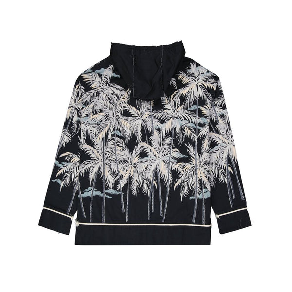 Palm Angels Black Cotton Sweatshirt