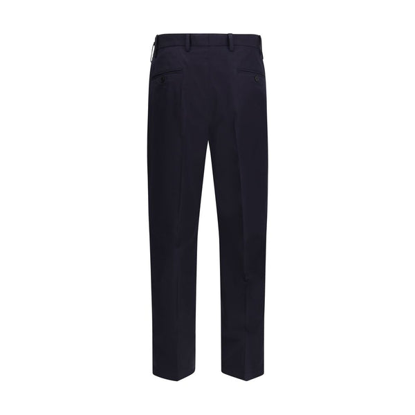 Prada Blue Cotton Casual Pants