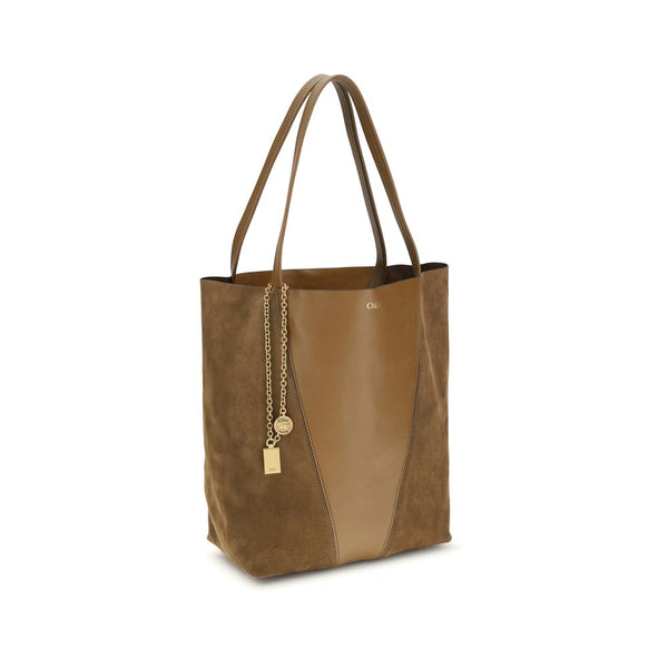 Chloé Beige Calf Leather Bos Taurus Shoulder Bag