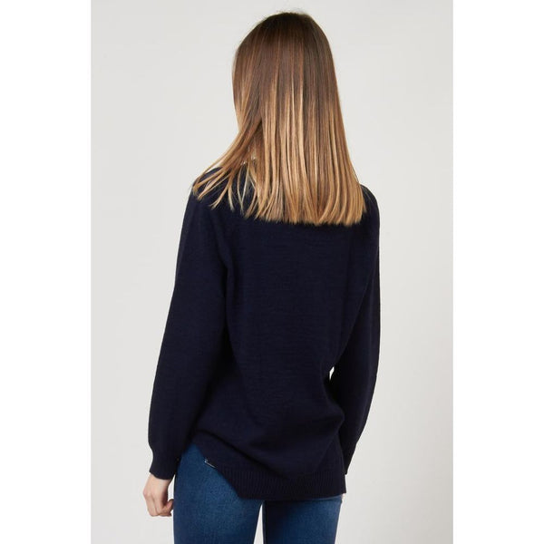 Gas Blue Marabou Sweatshirt