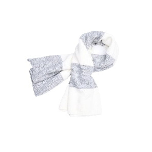 Gas White Marabou Scarf