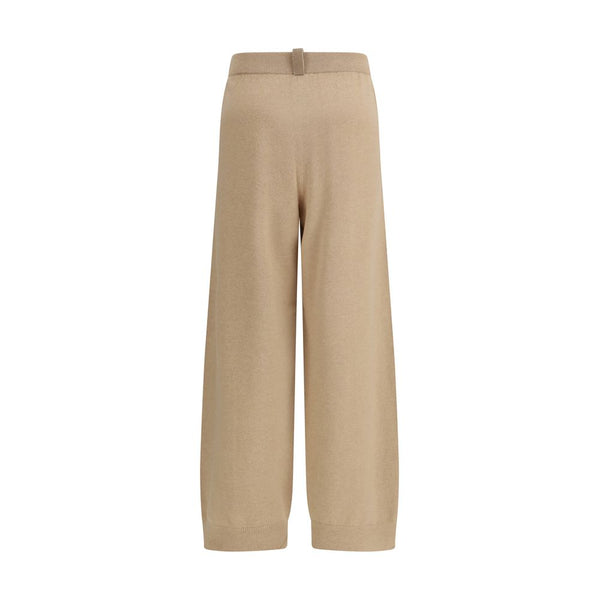 Fabiana Filippi Beige Wool Oves Aries Casual Pants
