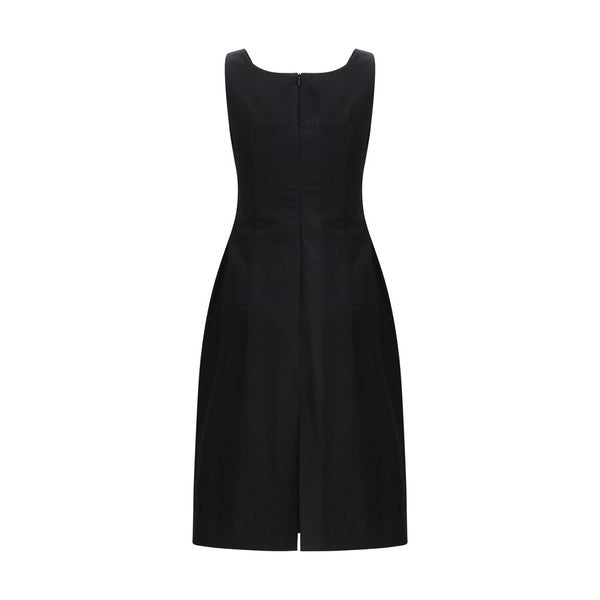 Magda Butrym Black Cotton Casual Dress