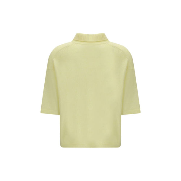 Allude Multicolor Cashmere Polo Shirt