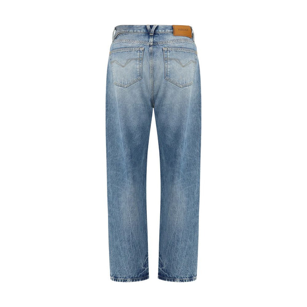 Versace Blue Cotton Jeans Denim