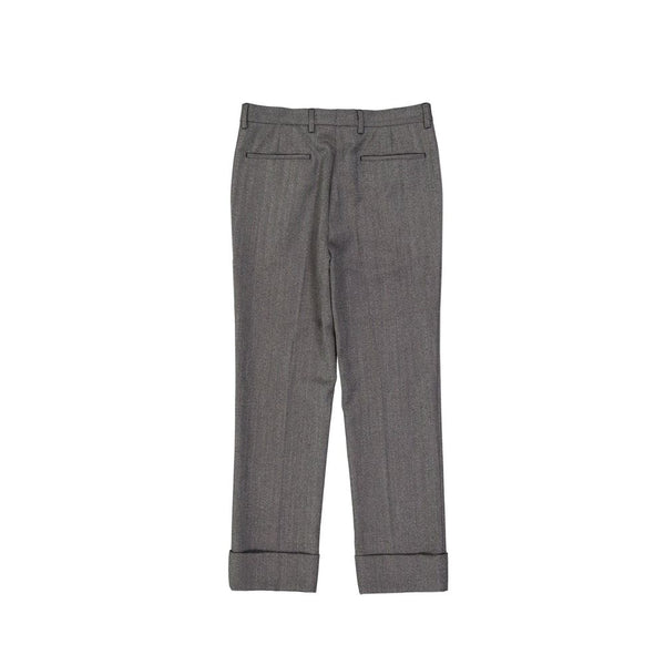 Prada Gray Wool Casual Pants