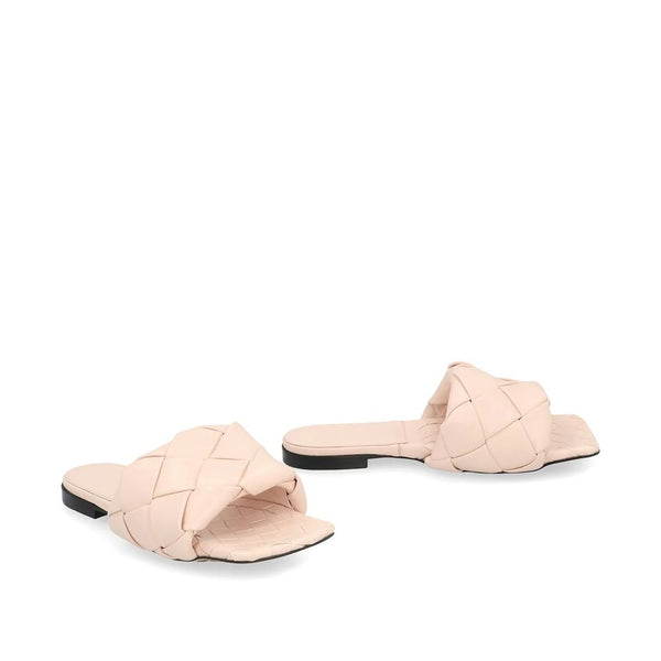 Bottega Veneta Multicolor Leather Flat Sandals