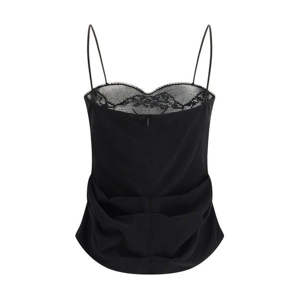 Magda Butrym Black Silk Blouse