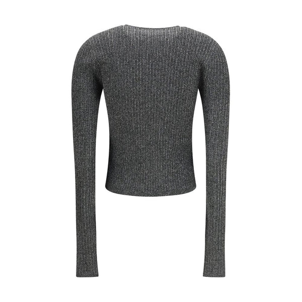 Amiri Black Viscose Cardigan