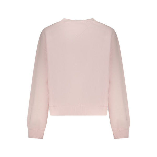 Tommy Hilfiger Pink Cotton Women Sweatshirt
