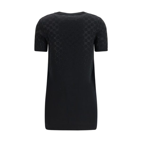 Gucci Black Wool Oves Aries Casual Dress