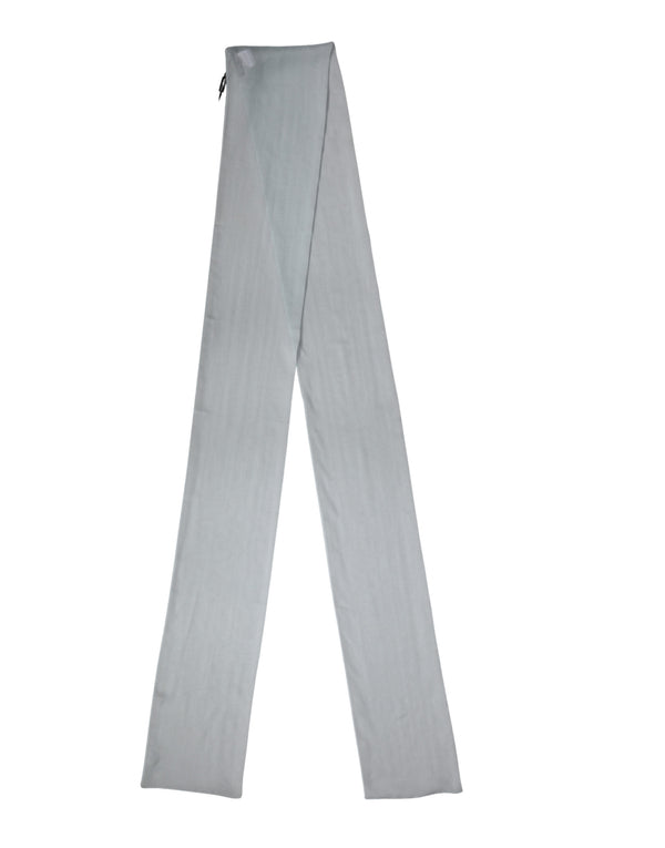 Dolce & Gabbana Light Blue Silk Sash Wrap Foulard 294.5cm x 19cm Scarf
