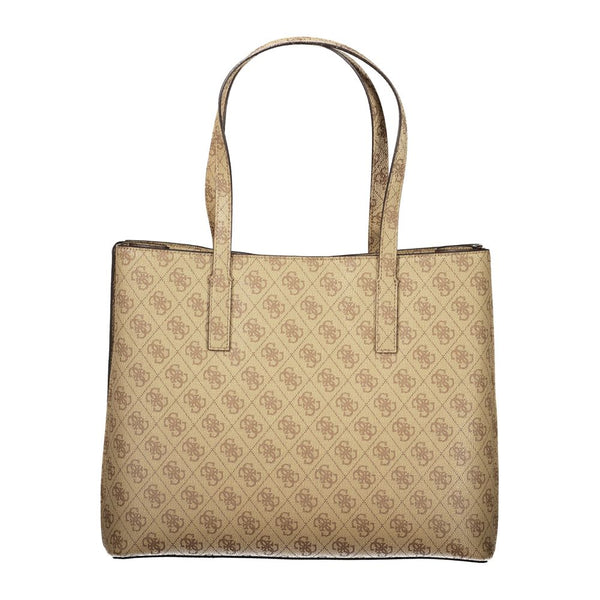 Guess Jeans Beige Polyurethane Women Handbag