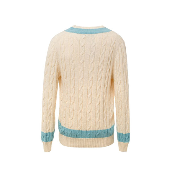 Gran Sasso White Cotton Sweatshirt