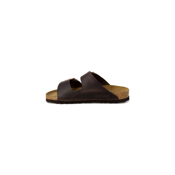 Birkenstock Brown Synthetic Flat Sandals
