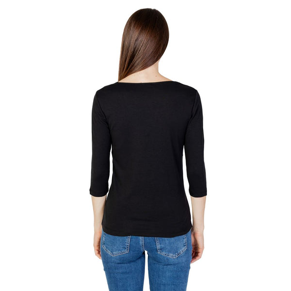Street One Black Cotton Long Sleeve T-Shirt