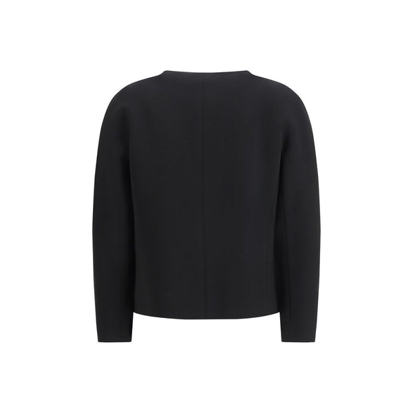 Max Mara Black Triacetate Coat