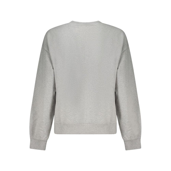 Calvin Klein Grigio Cotton Women Sweatshirt