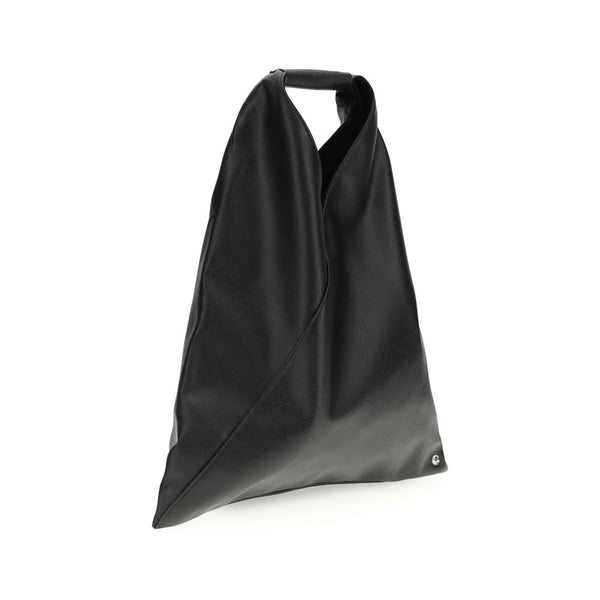 MM6 Black Polyethylene Handbag