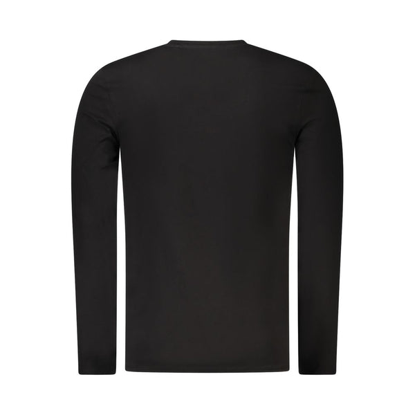 Guess Jeans Black Cotton Men T-Shirt