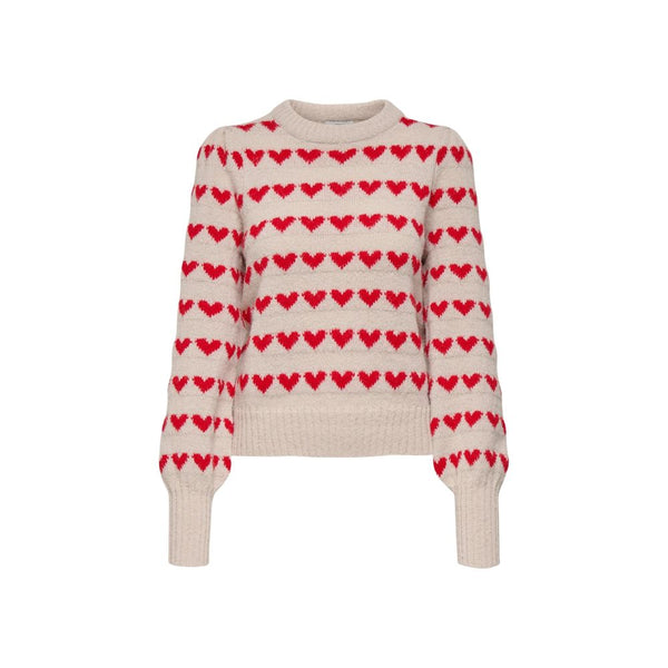 Jacqueline De Yong Beige Polyester Sweatshirt