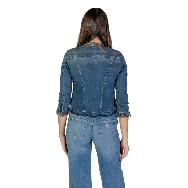 Liu Jo Light Blue Cotton Denim Jacket