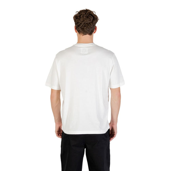 Armani Exchange Cream Cotton T-Shirt