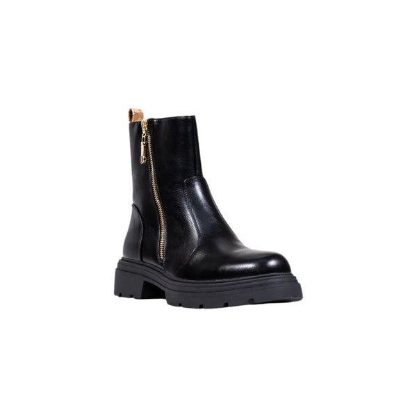 Alviero Martini Prima Classe Black Polyethylene Ankle Boots