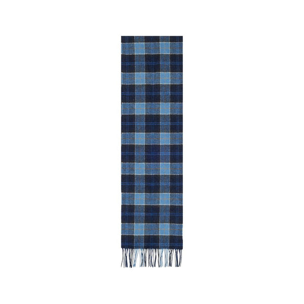 Barbour Blue Wool Scarf