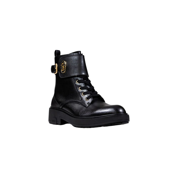 Liu Jo Black Artificial Leather Lace-Up Boots