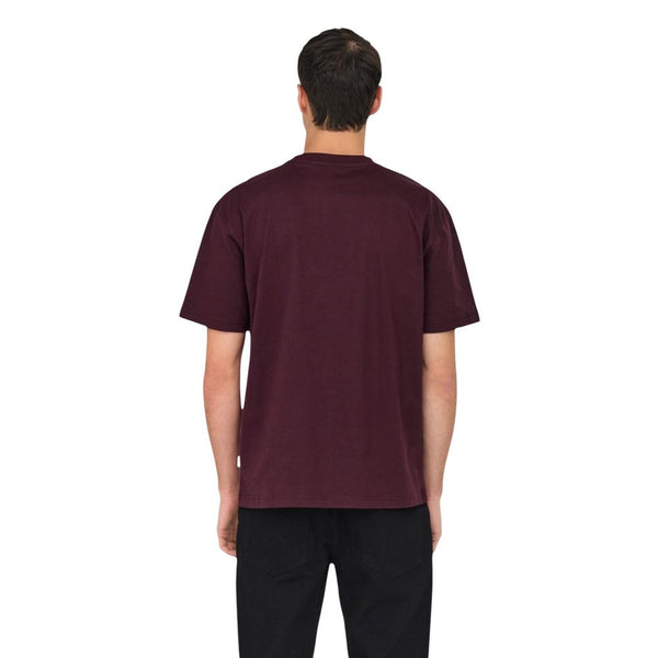 Only & Sons Bordeaux Organic Cotton T-Shirt