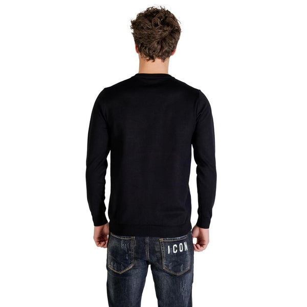 Icon Black Viscose Sweatshirt