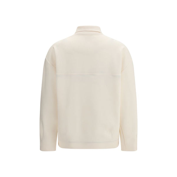 Max Mara Pure Beige Polyamide Shell Jacket