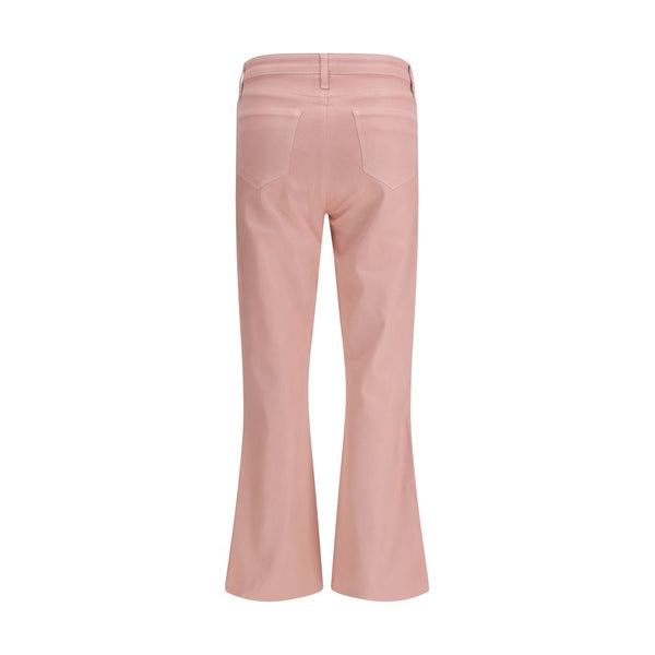 L'Agence Multicolor Cotton Flared Pants