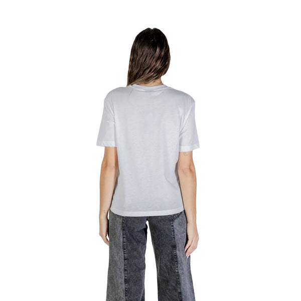 Karl Lagerfeld White Cotton T-Shirt
