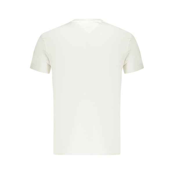 Tommy Hilfiger White Cotton Men T-Shirt