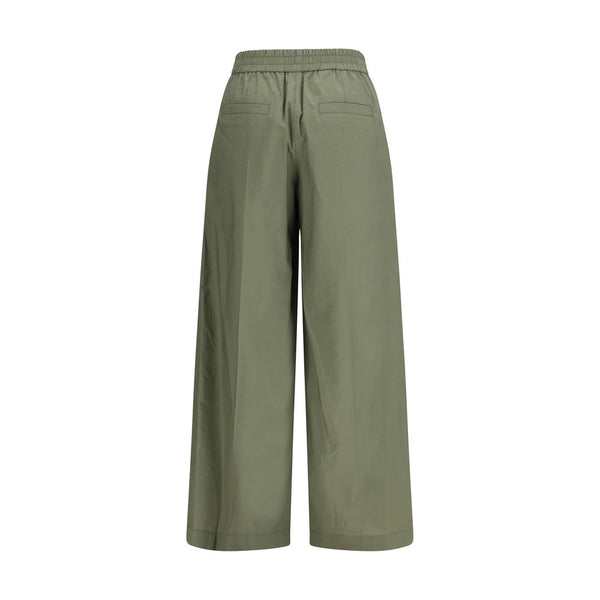 Brunello Cucinelli Bicolor Cotton Casual Pants