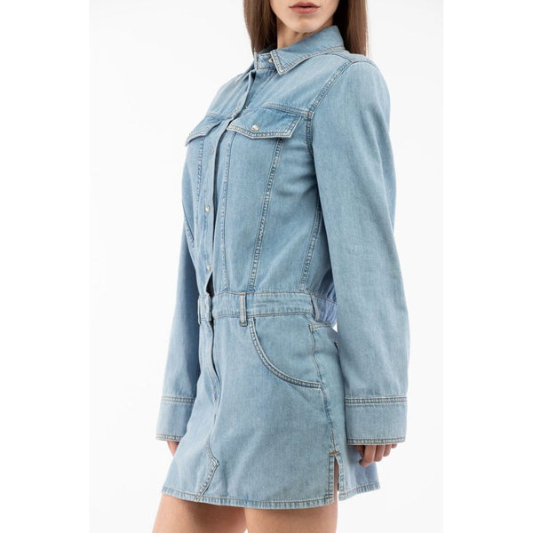 Moschino Multicolor Cotton Casual Dress