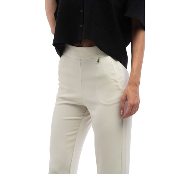 Patrizia Pepe Gray Polyester Casual Pants
