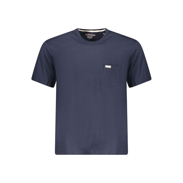 Guess Jeans Blue Organic Cotton Men T-Shirt