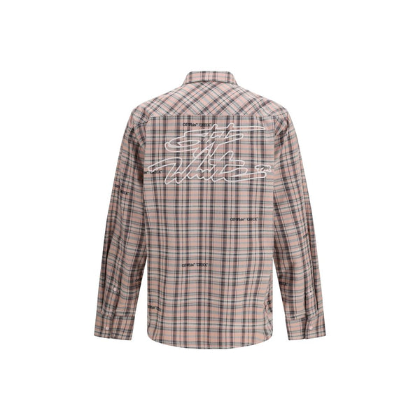 Off-White Multicolor Cotton Pattern Shirt