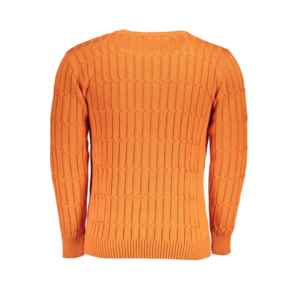 U.S. Grand Polo Arancione Acrylic Men Sweater