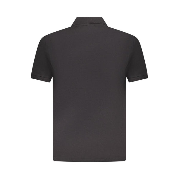 U.S. Grand Polo Black Cotton Mens Polo Shirt