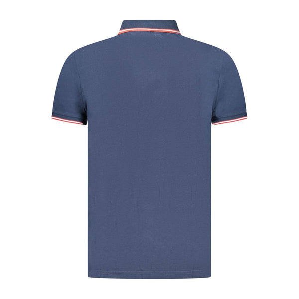 U.S. Grand Polo Blue Cotton Men Polo