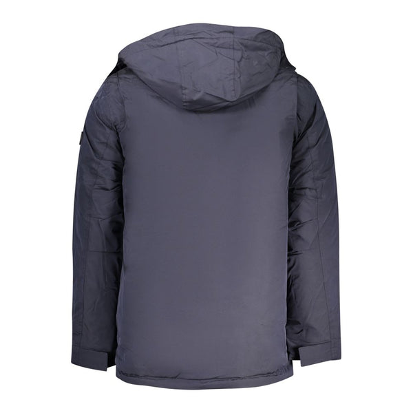 U.S. Grand Polo Blue Polyester Men's Parka Jacket