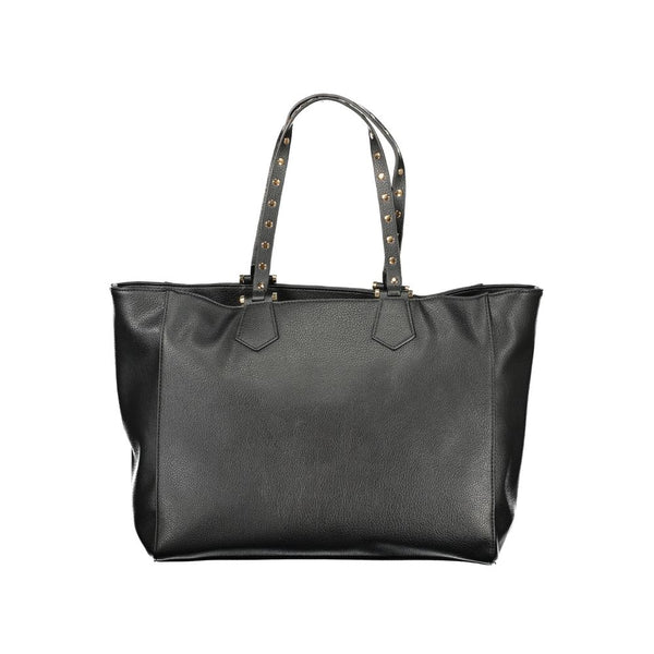 Cafenoir Black Polyurethane Women Shoulder Bag